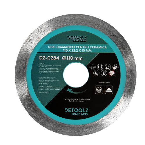 DZ C284 Disc diamantat pentru ceramica 110x22.2x1 1