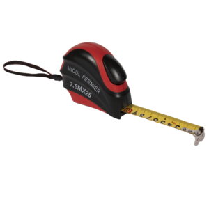Ruleta masurare Micul Fermier, 7.5m, latime banda 25mm, carcasa cauciucata – COBI SMART®