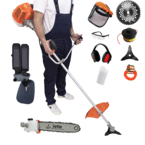 Pachet motocoasa PANDORA 5*, 5CP ,10.000rpm, 8 accesorii, include cap tip drujba - COBI SMART®
