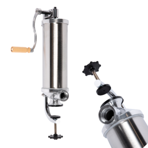Aparat de umplut carnati, vertical, capacitate 4 kg, inox, 5 palnii de umplere - COBI SMART®
