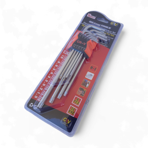 Set imbus stelar lung, 9 piese, tip L, pentru suruburi torx – COBI SMART®