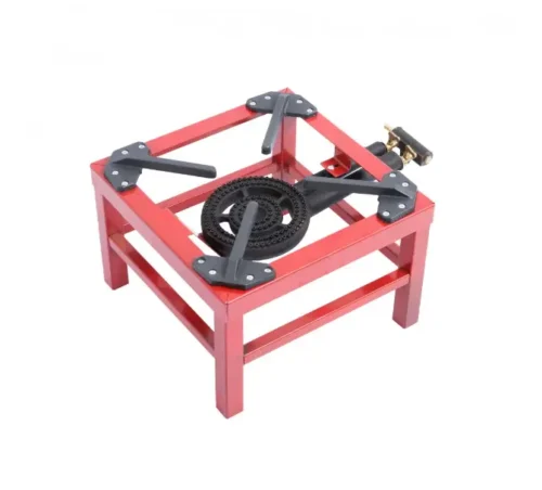 Pachet promo arzator pirostrie, 2 focuri, 8 kW, portabil, fonta si otel - COBI SMART®