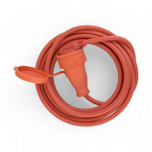 Cablu prelungitor 3x2.5 mm², 15 m, cu conductor cupru, stecher si cupla cu protectie - COBI SMART®