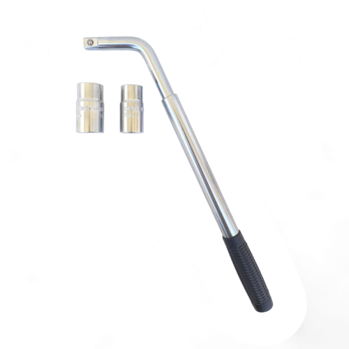 Cheie telescopica tip L roti, 17/19/21/23 mm, lungime max 52 cm, 4 capete incluse, maner cauciucat antialunecare - COBI SMART®