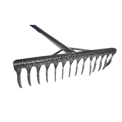 Grebla cu coada metalica, 14 dinti, 120 cm, protectie cauciuc - COBI SMART® - imagine 9