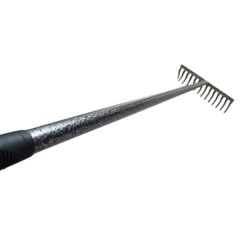 Grebla cu coada metalica, 14 dinti, 120 cm, protectie cauciuc - COBI SMART® - imagine 4