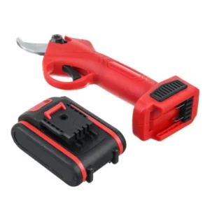 Foarfeca electrica pentru gradina, 24 V, 2 acumulatori 5000 mAh, accesorii si valiza, rosie - COBI SMART®