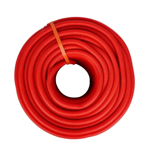Tub copex flexibil, diametru 32 mm, 50 m, ignifug, portocaliu, cu fir de tragere, polietilena - COBI SMART® - imagine 3