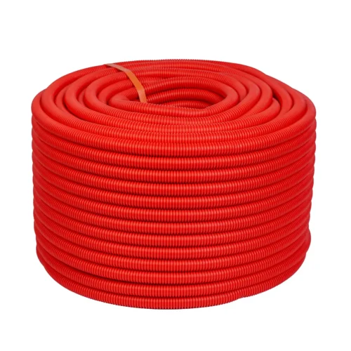 Tub copex flexibil, diametru 32 mm, 50 m, ignifug, portocaliu, cu fir de tragere, polietilena - COBI SMART® - imagine 6