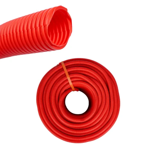 Tub copex flexibil, diametru 20 mm, 100 m, ignifug, portocaliu, polietilena - COBI SMART® - imagine 2