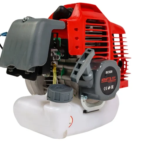 Pachet motocoasa pe benzina in 2 timpi RED, putere 3.8 kW, 9000 rpm, 52 cm3, consum 0.6 litri/ora, include cap prasitoare si cultivator - COBI SMART® - imagine 2