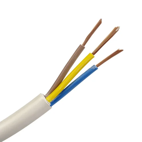 Cablu electric din cupru 3x1.5 mm², 100 m, flexibil, MYYM, izolație PVC, tensiune 300/500V - COBI SMART® - imagine 3