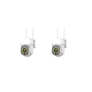 Set 2 camere de supraveghere 8161QJ, Wi-Fi IP, rotatie 355 Grade - COBI SMART®
