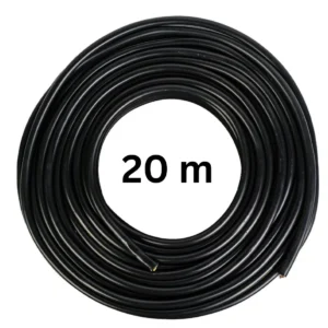 Cablu electric 2x2.5 mm², 20 m, negru - COBI SMART® - Stoc limitat