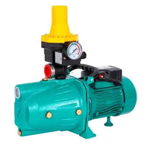 Kit pompa apa de suprafata JET100-Green, 1500 W, inaltime refulare 42 m, aspiratie 9 m, include presostat automat LPC-3 - COBI SMART®