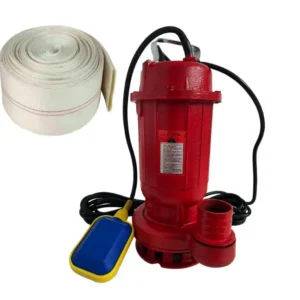 Pachet  pompa de apa murdara cu flotor WQD10 , 1.1 KW, 10 m3/h, 2 toli, include furtun pompier 2 toli, 20 m inclus - COBI SMART®