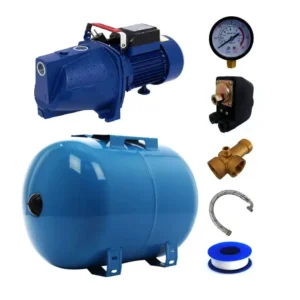 Kit hidrofor, 24 L, pompa apa Alpin Profi JSW-10 (JET-10M), 1100W, 45 l/min, refulare 45 m, aspiratie 9 m - COBI SMART®