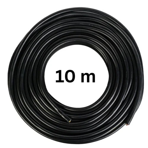 Cablu electric 4x6 mm², 10 m, negru, MYYM / H05VV-F - COBI SMART® - Stoc limitat