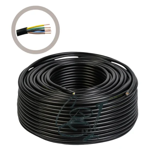 Cablu electric 5x2.5 mm², 100 m, negru - COBI SMART®
