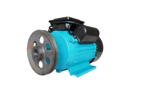 Motor electric monofazat, 2.2KW, 3000 RPM, fulie 150 mm + 55 mm, bobinaj cupru, fonta, 2 condensatori - COBI SMART®