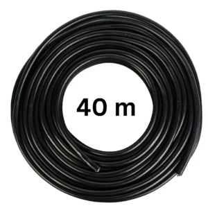 Cablu electric 4x6 mm², 40 m, negru, MYYM / H05VV-F - COBI SMART® - Stoc limitat
