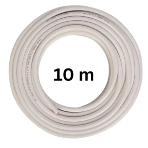 Cablu electric 5x4 mm², 10 m, alb, MYYM / H05VV-F - COBI SMART® - Stoc limitat