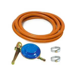 Pachet complet pentru pirostrie, ceas butelie, furtun gaz 2 m portocaliu, 2 coliere - COBI SMART®