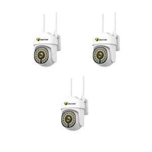 Set 3 camere supraveghere Wi-Fi JORTAN JT-8161QJ, IP66, 2 MP, 1920x1080 - COBI SMART®