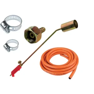 Arzator parlitor simplu, cu robinet, furtun 2 m, stut butelie, 2 coliere incluse - COBI SMART®