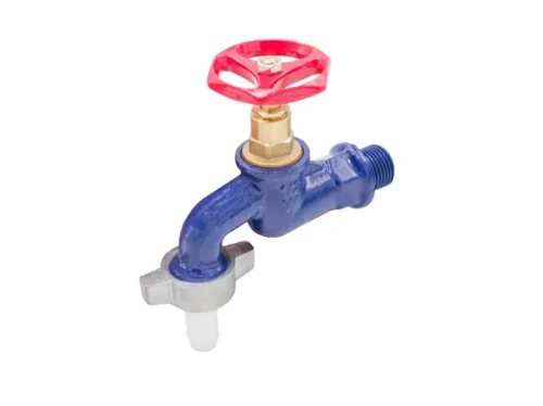 Robinet fonta dublu servici albastru 1/2 toli - COBI SMART®