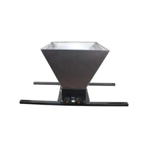 Zdrobitor de struguri manual inox EUR-HGP-50S, 300-500 Kg/h, cuva 35L, tamburi polietilena - COBI SMART® - imagine 3