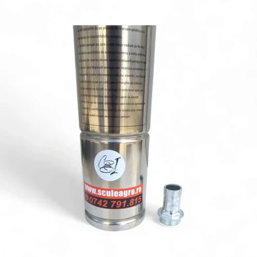 Set pompa de apa submersibila 4SKM/100, 0.75 kW, 60 m inaltime refulare, 30 m adancime aspiratie, 3000 l/h, refulare 1", bobinaj cupru + Prescontrol automat - COBI SMART® - imagine 4
