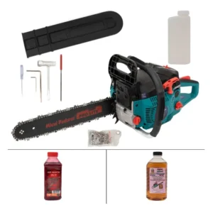 Set Drujba benzina Micul Padurar 5200, 2 kW, 2.72 CP, include lama si lant de rezerva, ulei amestec, ulei de lant, lungime lama 40 cm, lant 32 dinti - COBI SMART®