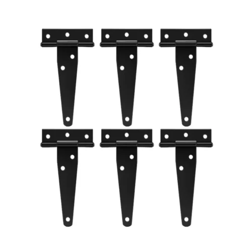 Balamale din fier 6 bucati Nr.1, 13x9 cm, neagra - COBI SMART®