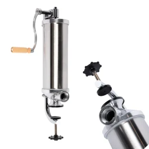 Aparat de umplut carnati, vertical, capacitate 5.5 kg, inox, 5 palnii de umplere - COBI SMART®