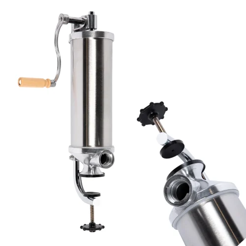 Aparat de umplut carnati, vertical, capacitate 5.5 kg, inox, 5 palnii de umplere - COBI SMART®
