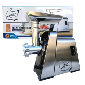 Masina de tocat carne MGG-081, 1600 W, 3 site, carnati, chiftele, functia revers, motor cupru - COBI SMART®