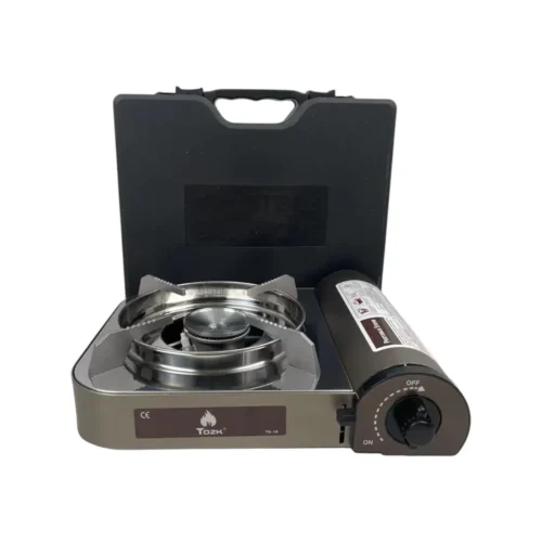 Aragaz camping cu un ochi, 2300 W, consum 150 g/h, aprindere piezoelectrica, 30x24x8 cm - COBI SMART® - imagine 2