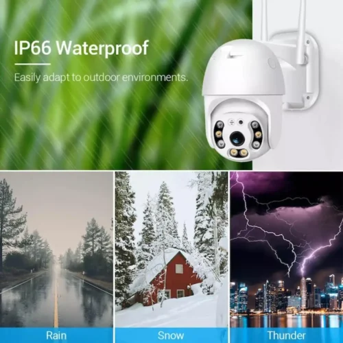 Set 5 camere de supraveghere Wi-Fi IP JT-8160, rotatie 355°, Full HD 2MP - COBI SMART® - imagine 12