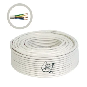 Cablu electric Premium 4x1.5 mm², 100 m, alb - COBI SMART®