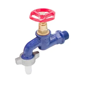 Robinet fonta dublu servici, 1/2 toli, vopsit albastru - COBI SMART®