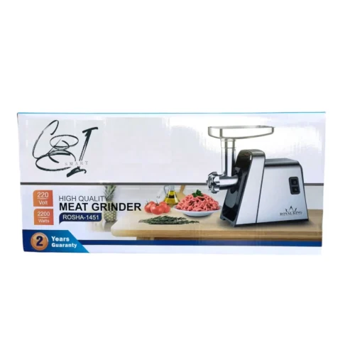 Masina de tocat carne MGG-081, 1600 W, 3 site, carnati, chiftele, functia revers, motor cupru - COBI SMART® - imagine 8