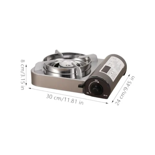 Aragaz camping cu un ochi, 2300 W, consum 150 g/h, aprindere piezoelectrica, 30x24x8 cm - COBI SMART® - imagine 3