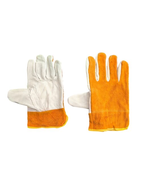 Manusi Yellow, spalt gros bovina, galbene, marimea 10.5 - COBI SMART®