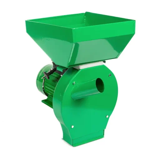 Set moara electrica cereale 2 in 1 Green, 3.9 kW, 300 kg/h, 3200 rpm, tambur 20 ciocanele, bobinaj 100% cupru, suport inclus - COBI SMART® - imagine 2
