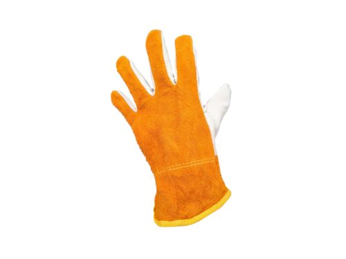 Manusi Yellow, spalt gros bovina, galbene, marimea 10.5 - COBI SMART® - imagine 6