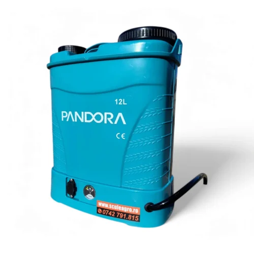 Lichidare de stoc - Pachet pompa de stropit electrica Pandora, 12 L, acumulator, regulator presiune, include atomizor electric 80 W - COBI SMART® - imagine 3