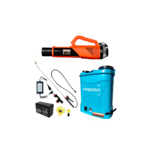 Lichidare de stoc - Pachet pompa de stropit electrica Pandora, 12 L, acumulator, regulator presiune, include atomizor electric 80 W - COBI SMART®