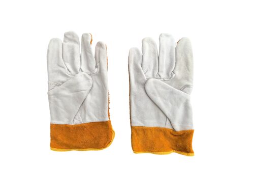 Manusi Yellow, spalt gros bovina, galbene, marimea 10.5 - COBI SMART® - imagine 4