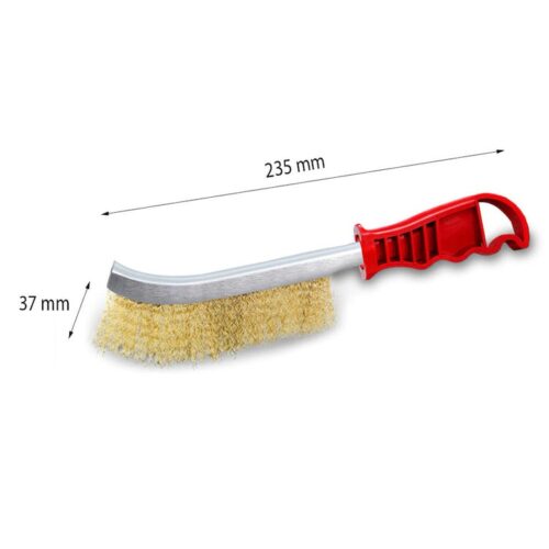 Perie de sarma, 235 mm, alama/plastic, rosu/argintiu - COBI SMART® - imagine 2